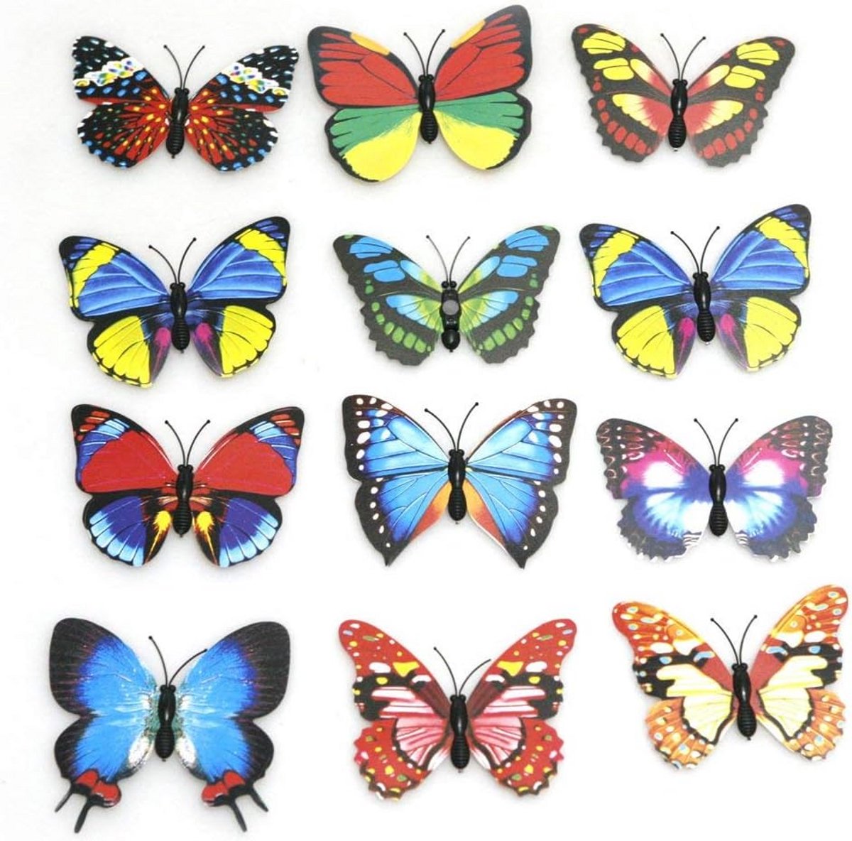 20x 3D Vlinder Magneten voor Koelkast en Muur - Decoratieve Stickers