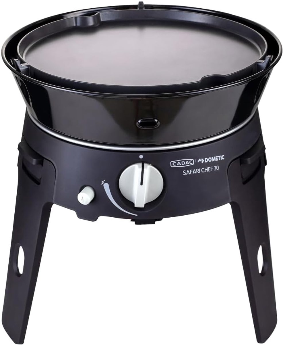 Draagbare Grill - Compact BBQ - Kamperen Buiten - Inclusief Draagtas - 32x32x39 cm - Zwart