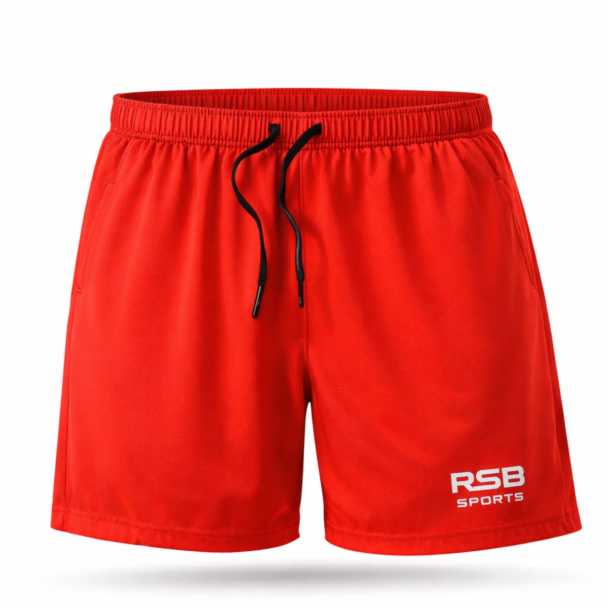 RSB Sports Sportbroek Heren - Extra Kort - Rood - Maat XXL