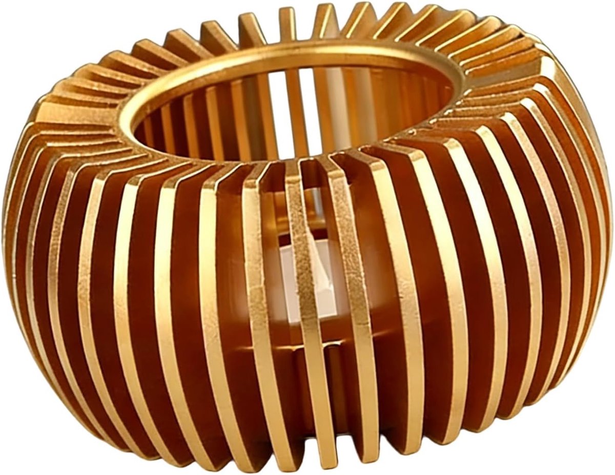 Theepot Stand - Theepot Warmer - Thee Warm Houden - Aluminiumlegering Textuur - Stabiele Basis