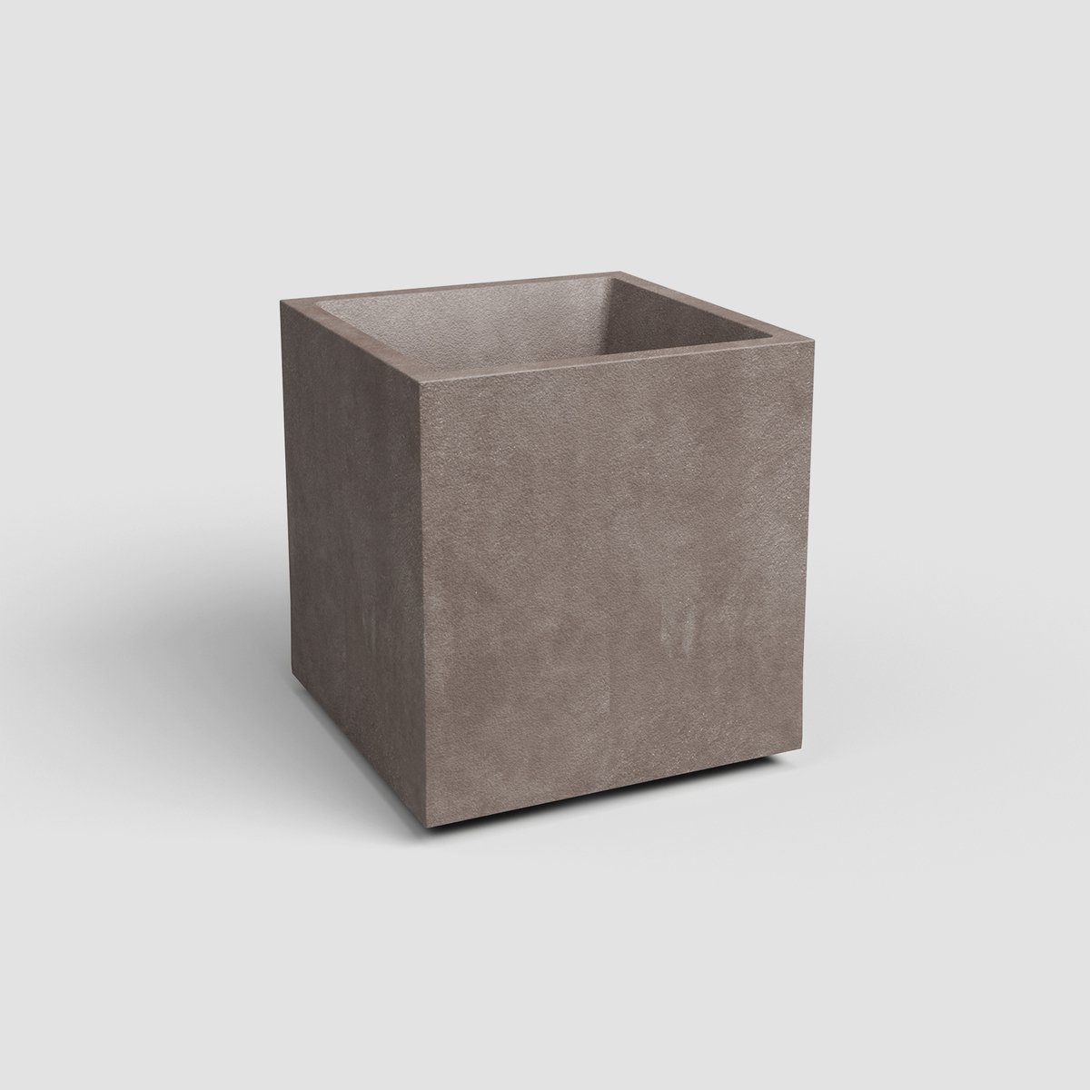 Artevasi sydney kunststof plantenbak 39.5x39.5x43cm taupe