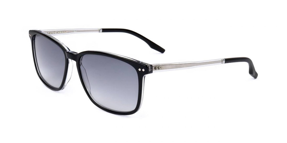 Safilo TRATTO 11/S Black crystal 55/16/145 MAN Zonnebrillen