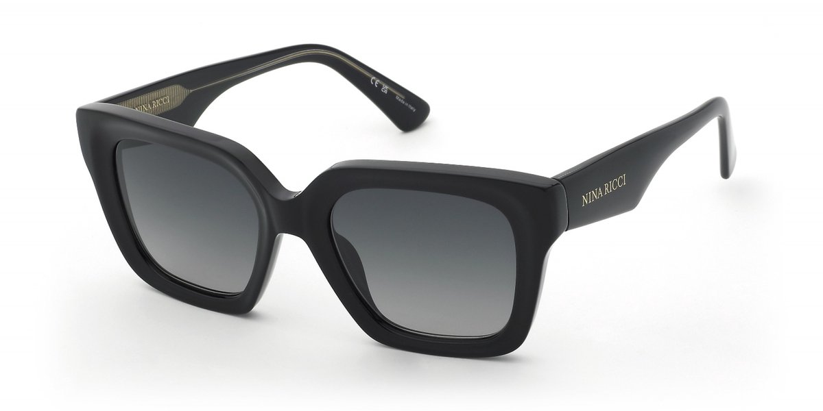 Nina Ricci SNR458 Nero lucido 52/20/145 WOMAN Zonnebrillen
