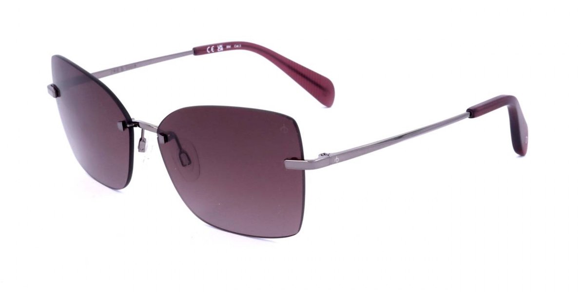 Rag & Bone RNB1077/S Grey 58/15/140 WOMAN Zonnebrillen