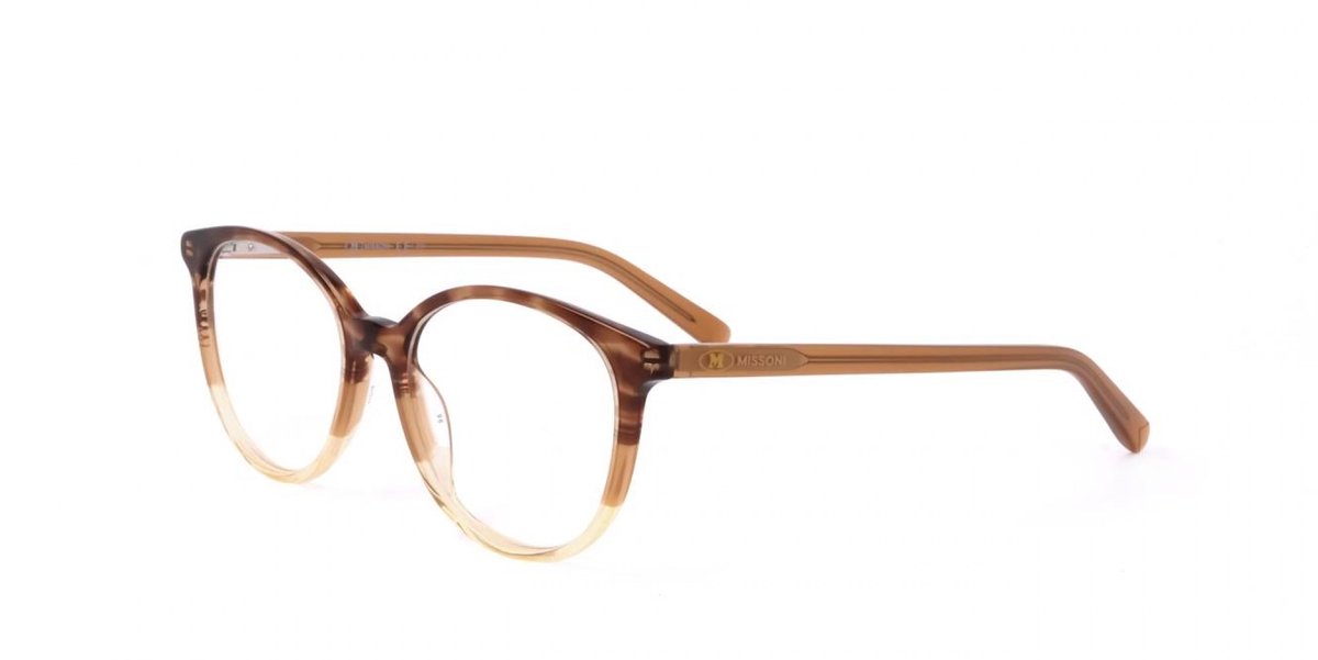 M Missoni MMI 0011 Brown horn 51/17/140 WOMAN Brilmonturen