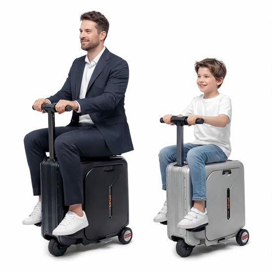 Slimme elektrische reis koffer - Rijden - Handbagage - Luxe - Design