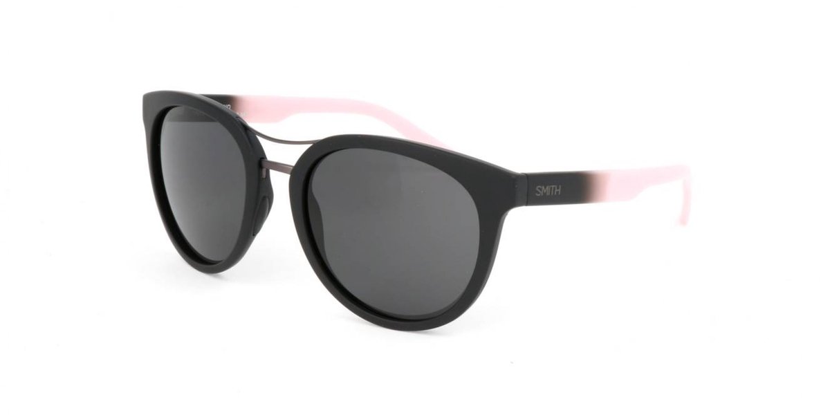 Smith BRIDGETOWN Matte black pink 54/20/135 WOMAN Zonnebrillen