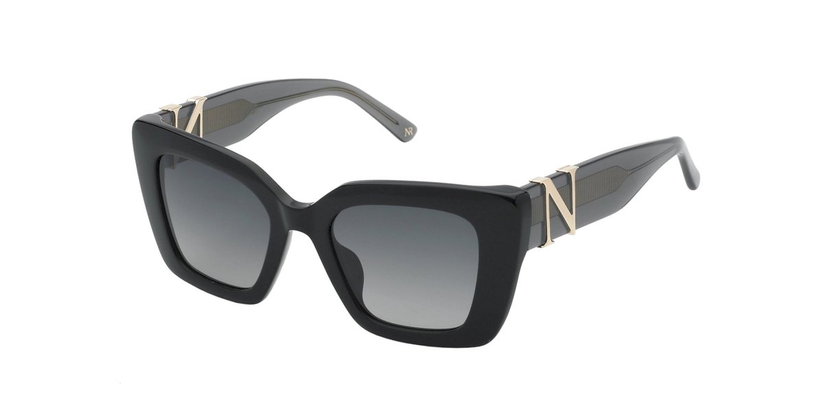 Nina Ricci SNR378 Nero lucido 50/20/140 WOMAN Zonnebrillen