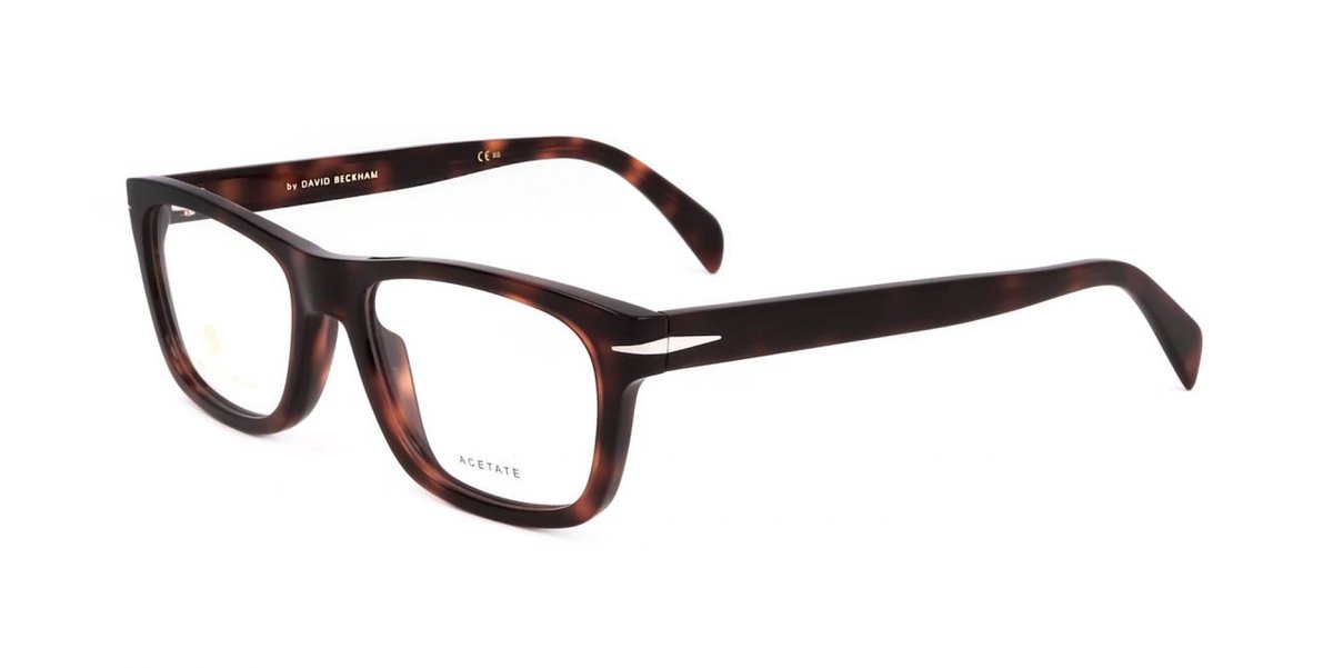 David Beckham DB 7011 Red havana 52/18/145 MAN Brilmonturen