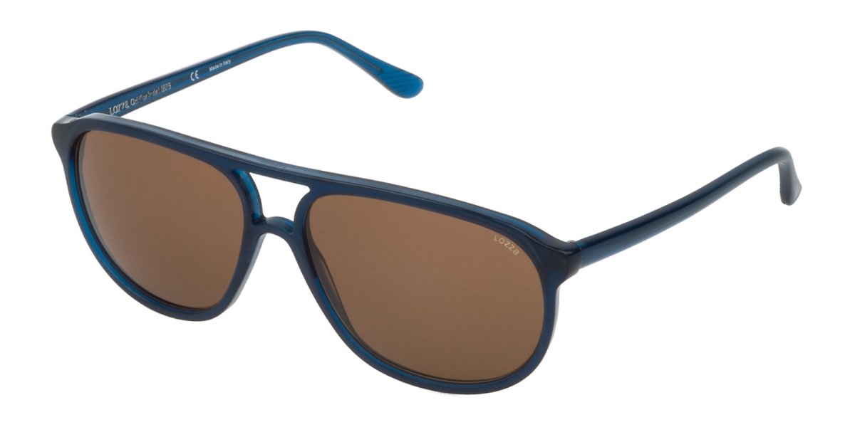 Lozza SL1827L Blu trasparente opaco 61/15/145 UNISEX Zonnebrillen