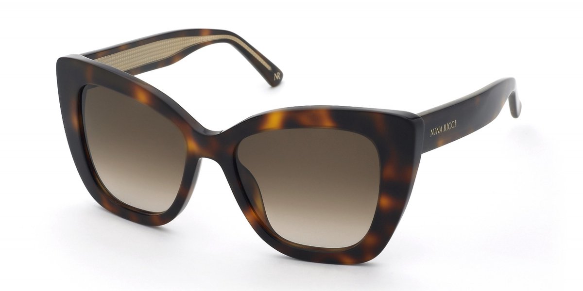 Nina Ricci SNR376 Avana scura lucida 52/18/140 WOMAN Zonnebrillen