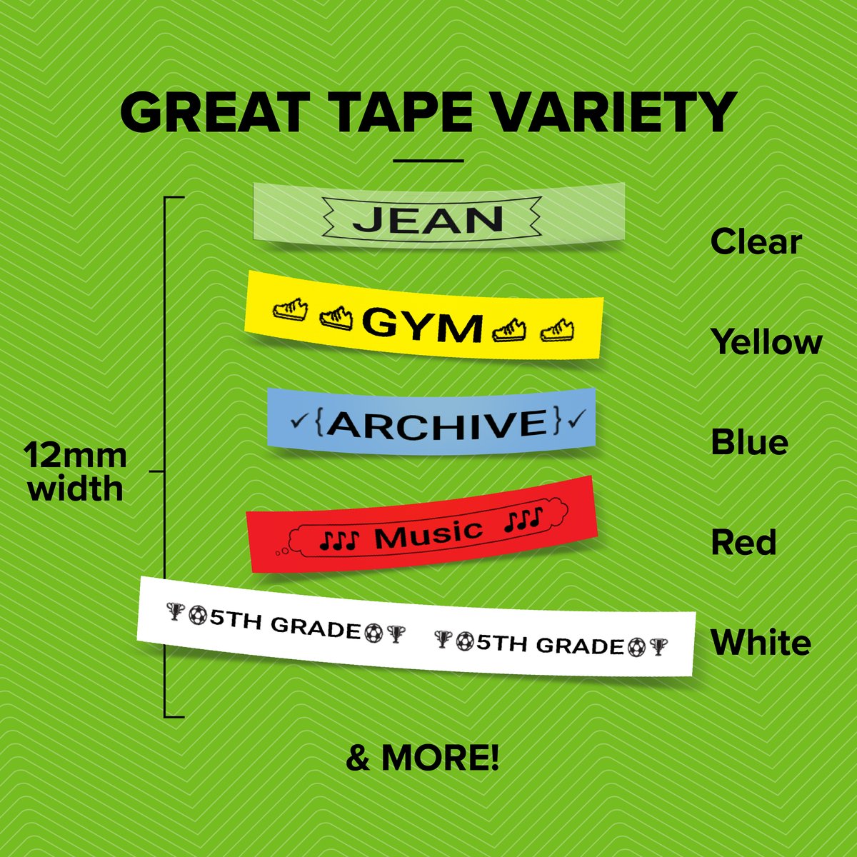 DYMO LetraTag Groene Labels thumbnail 2