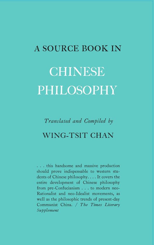 Source Book In Chinese Philosophy