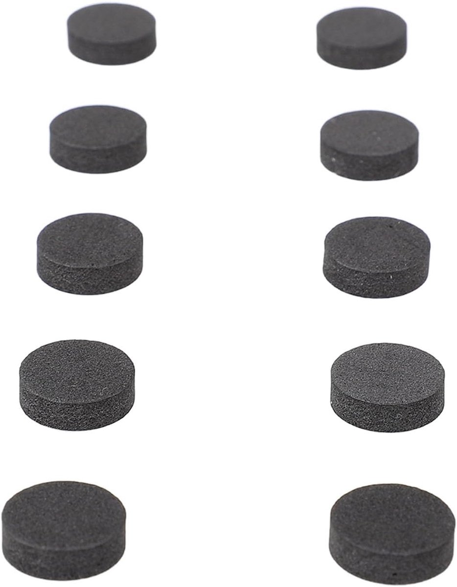 Luidspreker Isolatievoeten - Schuim Schokdempers - Geluid Verbeteren - Zelfklevend Ontwerp - 15x5mm - Zwart