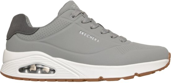 Skechers Uno Heren Sneakers 183004-ltgy - Kleur Grijs - Maat 42.5