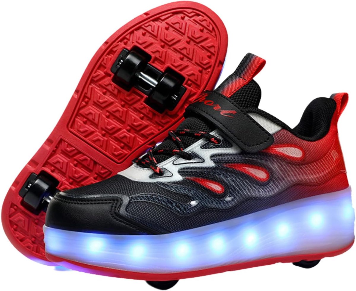 Rolschoenen Kinderen Rolschaats Sneakers Actief Buiten Spelen Intrekbare Wielen