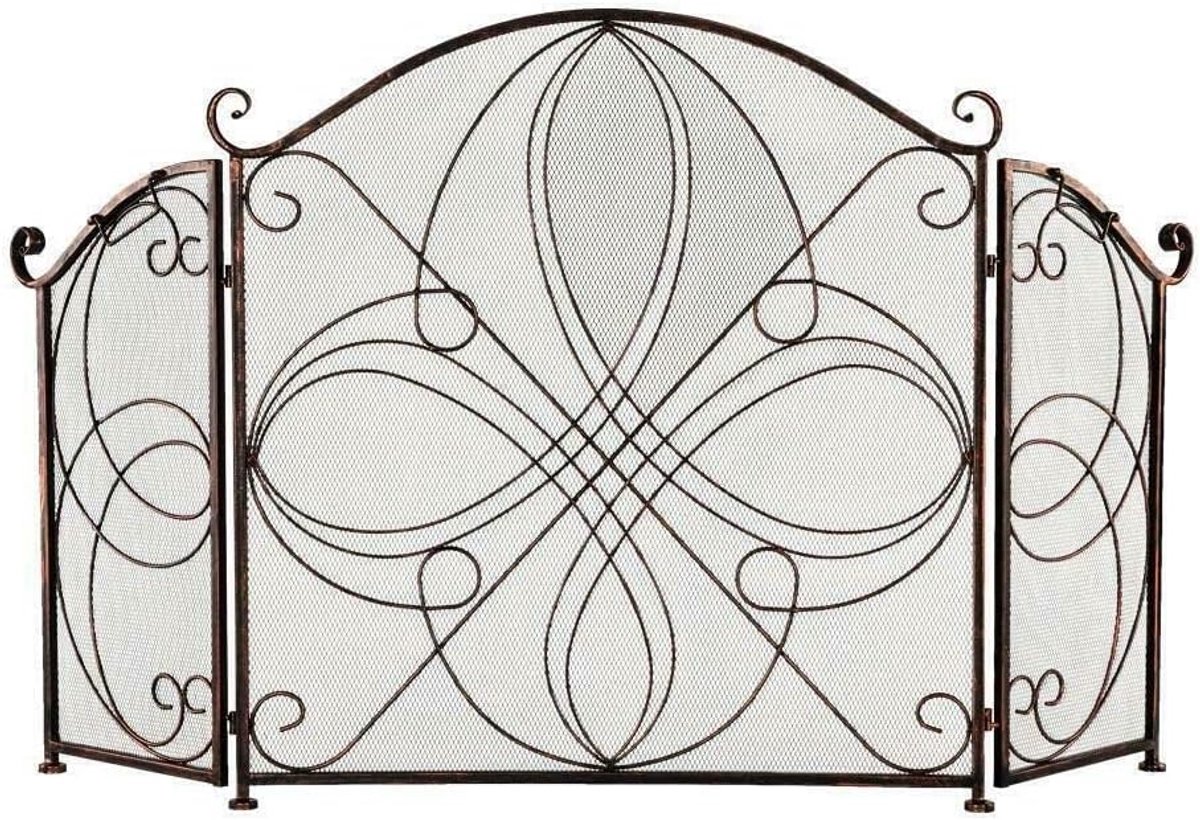 Haardscherm - Vonkbeschermer - Veiligheid - 3 Panelen - 60x33 cm
