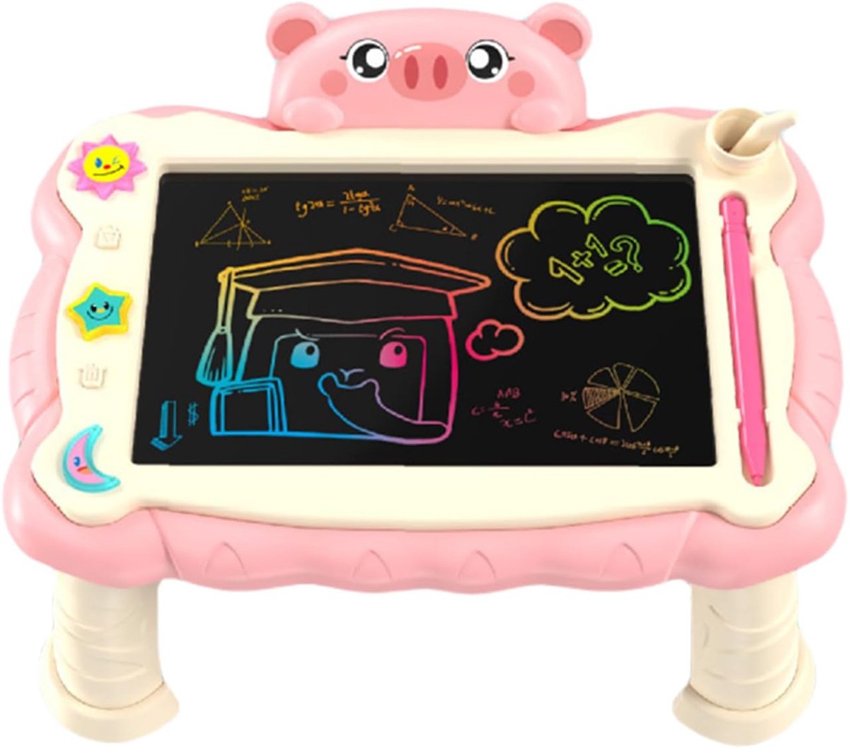 Tekentablet voor Kinderen - Digitaal Schrijfbord - Creatief Tekenen - Herbruikbaar Schrijfoppervlak - 30 cm Scherm - Roze