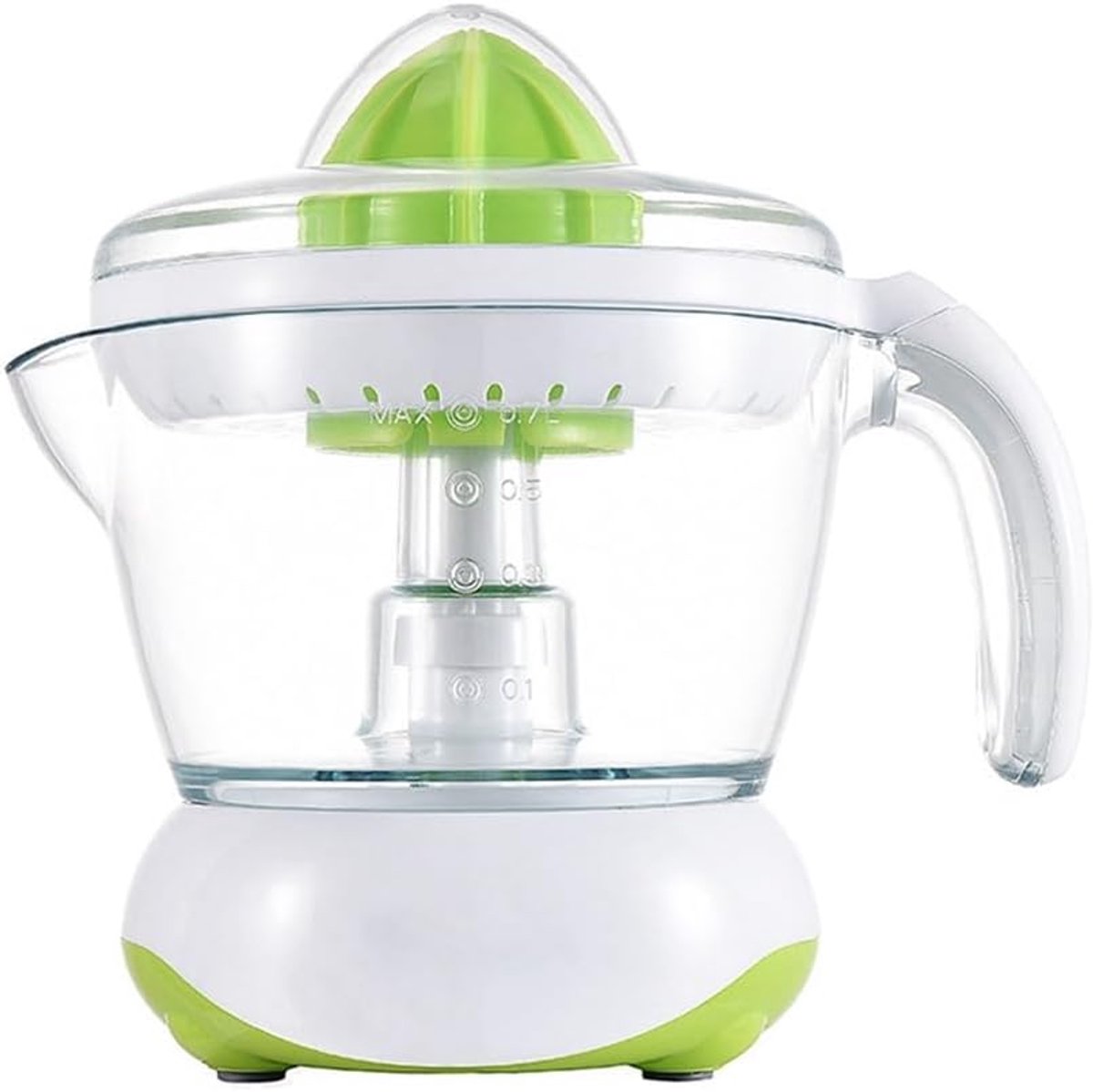 Elektrische Sapcentrifuge - Fruitpers Citruspers - Verse Sapjes Maken - Zelfomkerende Werking - 700ML Capaciteit