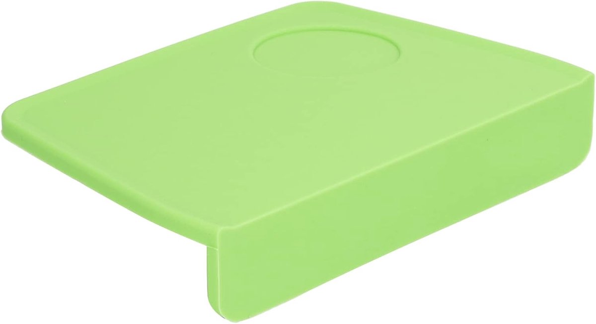 Koffiemanipulatiemat - Aandrukmat - Koffiebereiding - 90 Graden Rand - 21 x 15 cm - Groen