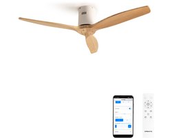 CREATE - Stille 40W plafondventilator met technische ABS bladen in verschillende maten - S - Geen licht - WIFI - WIND CALM
