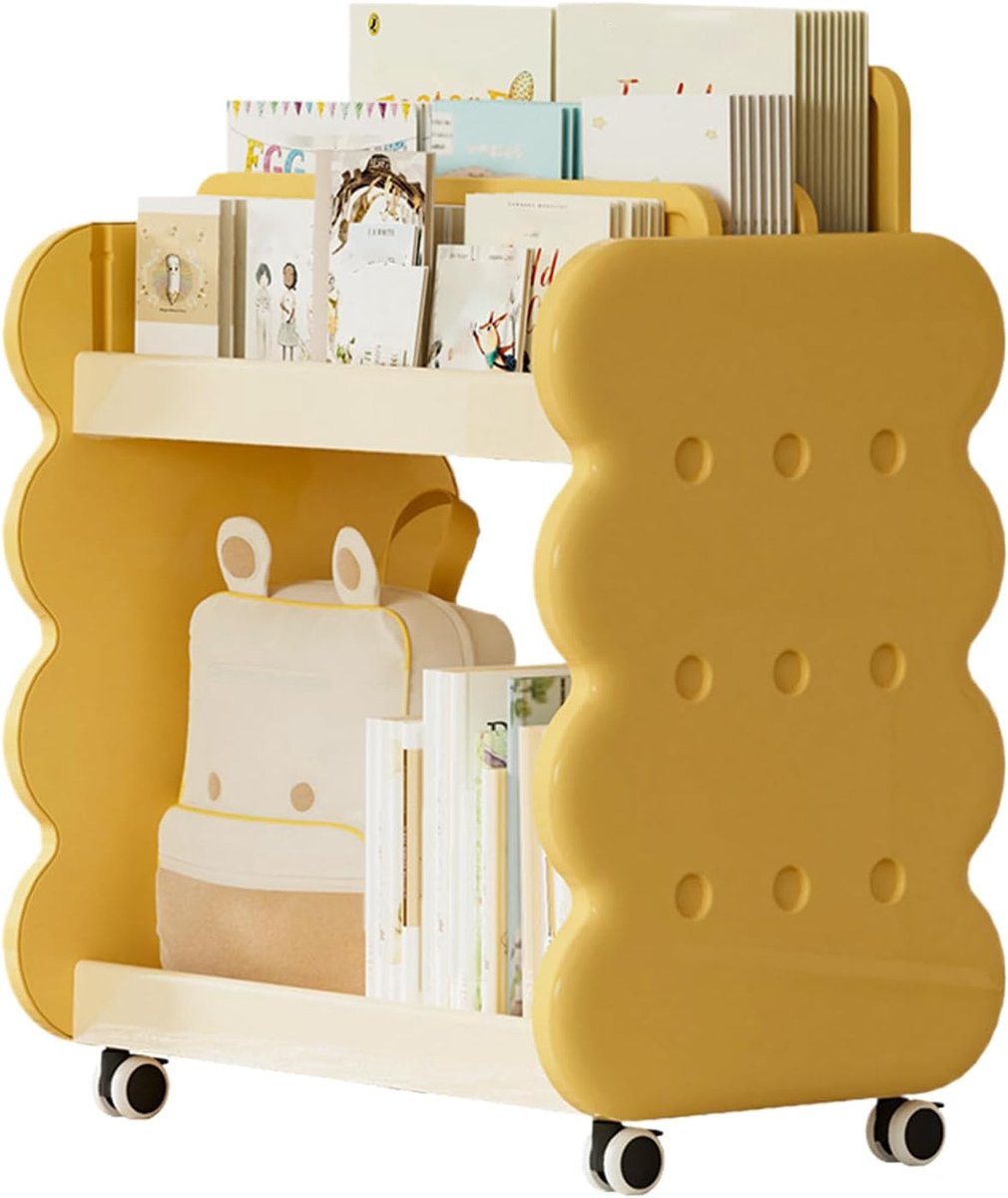 Kinder Boekenrek - Boekenkast Kinderen - Speelgoed Opbergen - Draaibaar Boom Design - 55 x