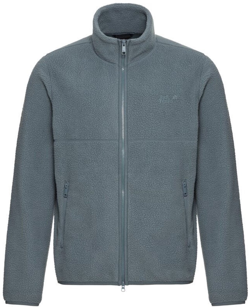 Jack Wolfskin Lite Curl FZ – Outdoor Kleding Fleeces en Truien Fleece Grijs