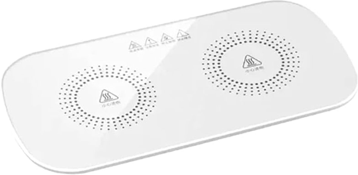 Elektrische Bordverwarmer Warmhoudplaat Placemat Eten Warm Houden Snel Opwarmend 10 Sec 38x8x4 cm Wit