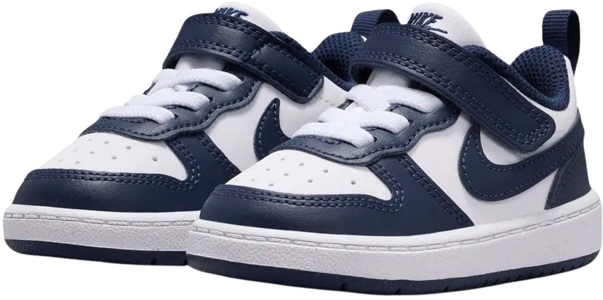 Nike Court Borough Low wit - donkerblauw
