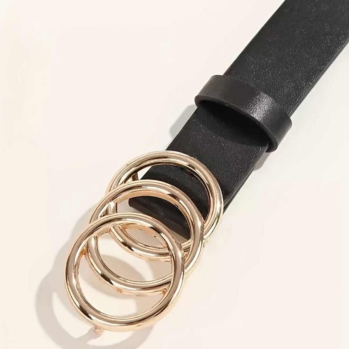 2pcs Women's Fashion Versatile PU Belt with Metal Buckle, classic black and khaki, soft and comfortable, perfect for dresses, jeans and daily outfits, an elegant all-match accessory for all seasons.rituals lente riem dames