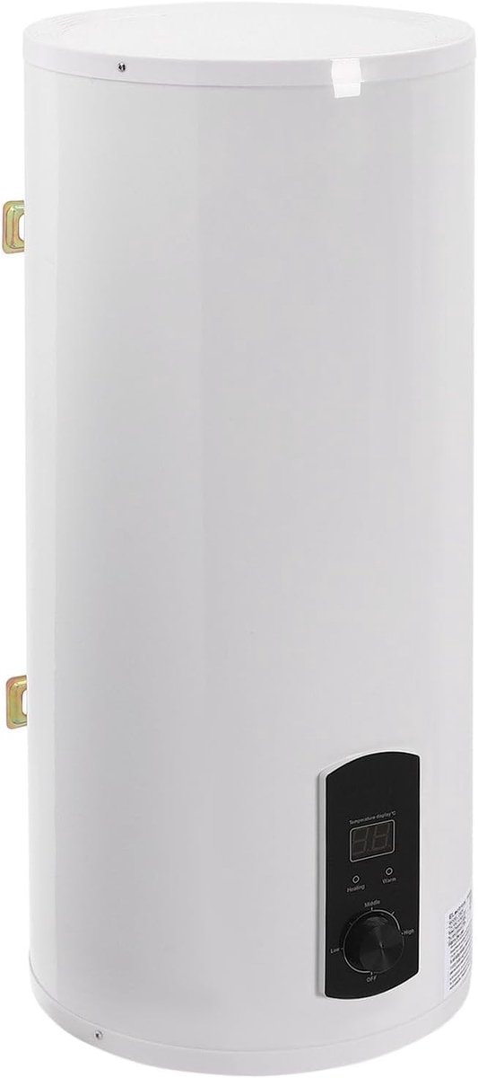 Elektrische Boiler - Doorstroomverwarmer - Snel Warm Water - Instelbare Temperatuur - 41x75cm - Wit
