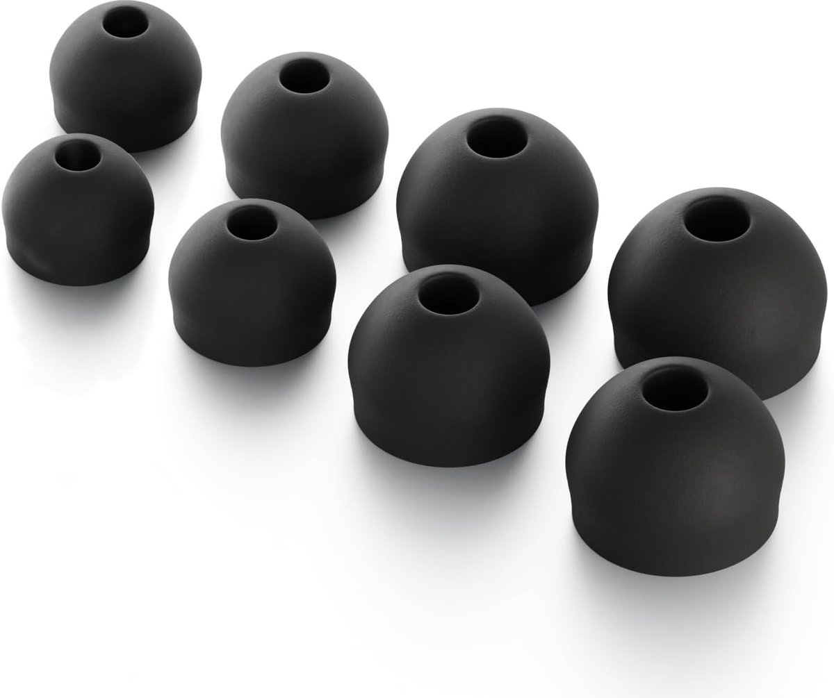 Oordopjes Vervanging - Siliconen Tips - Verbeterd Comfort - 4 Maten Set - Paars