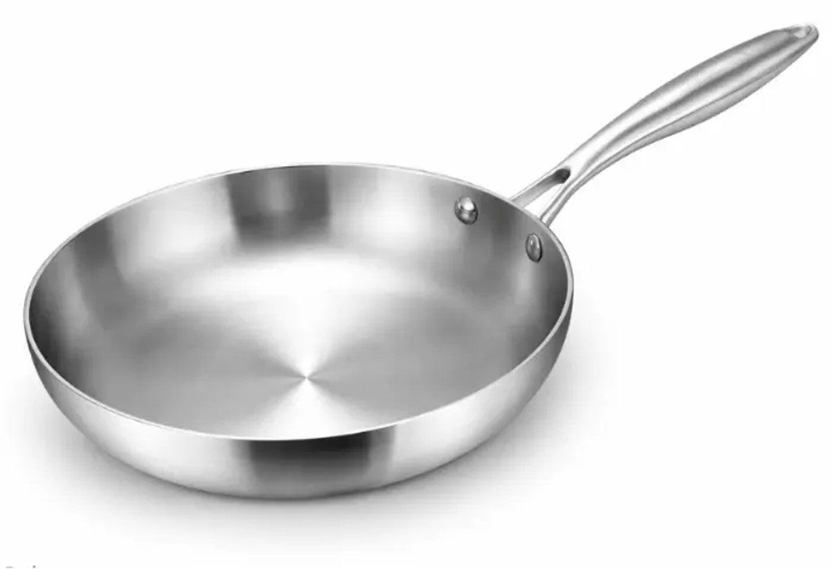 Koekenpan van roestvrij staal- 20 cm