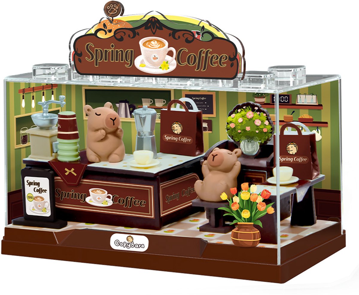 Total Juggling - Shop in a box - Spring Coffee Capibara - Mini Shop