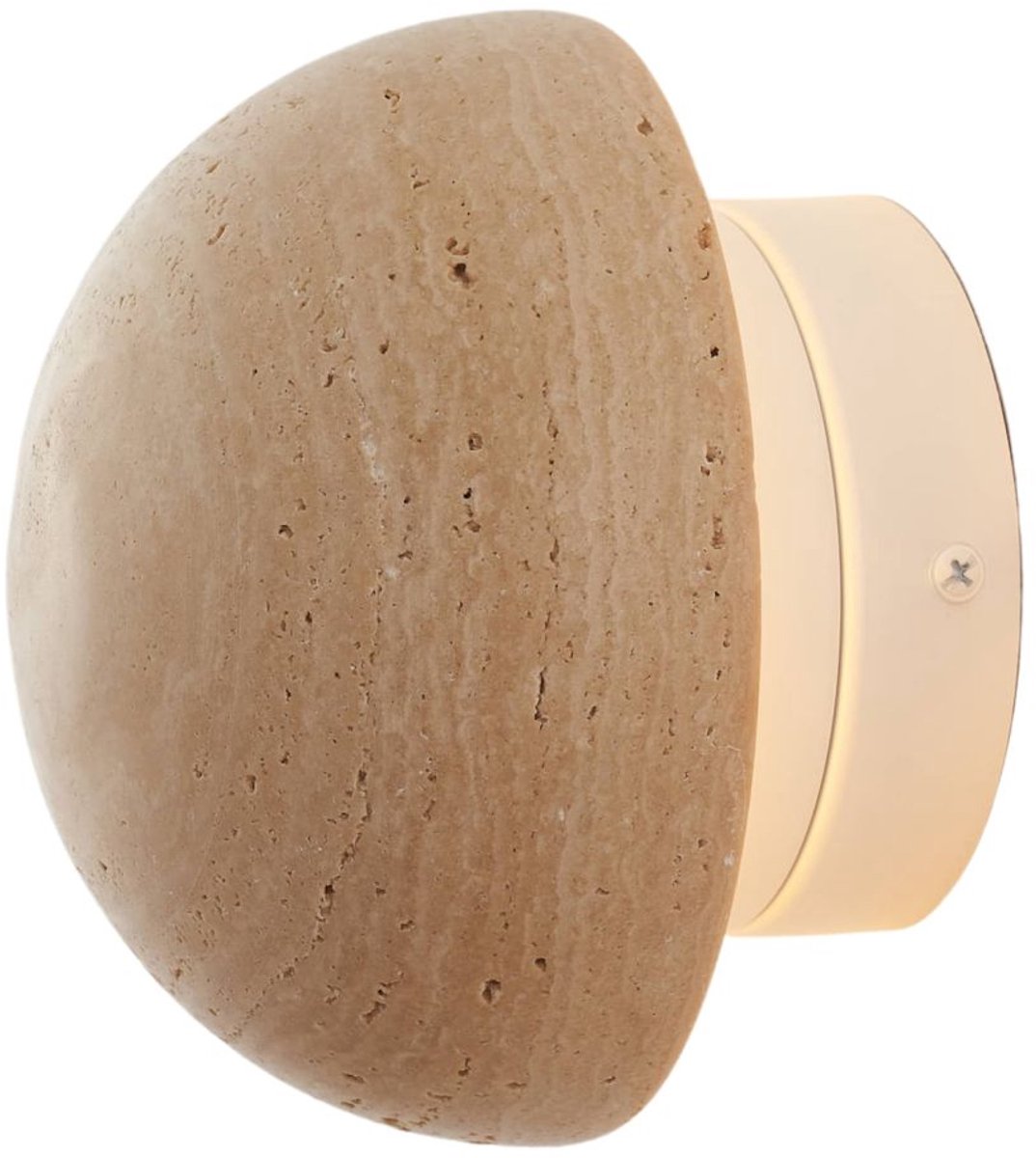 Kosilum - Elvin - Wandlamp - Beige - Steen