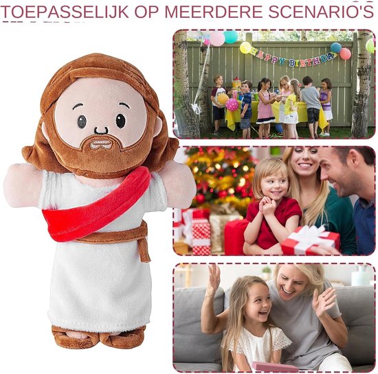 Pluche Jezus Knuffel - Troostend Speelgoed - Slaapgenoot Kinderen - Zacht Kort Pluche - 265 x 23 x 7 cm — afbeelding 4