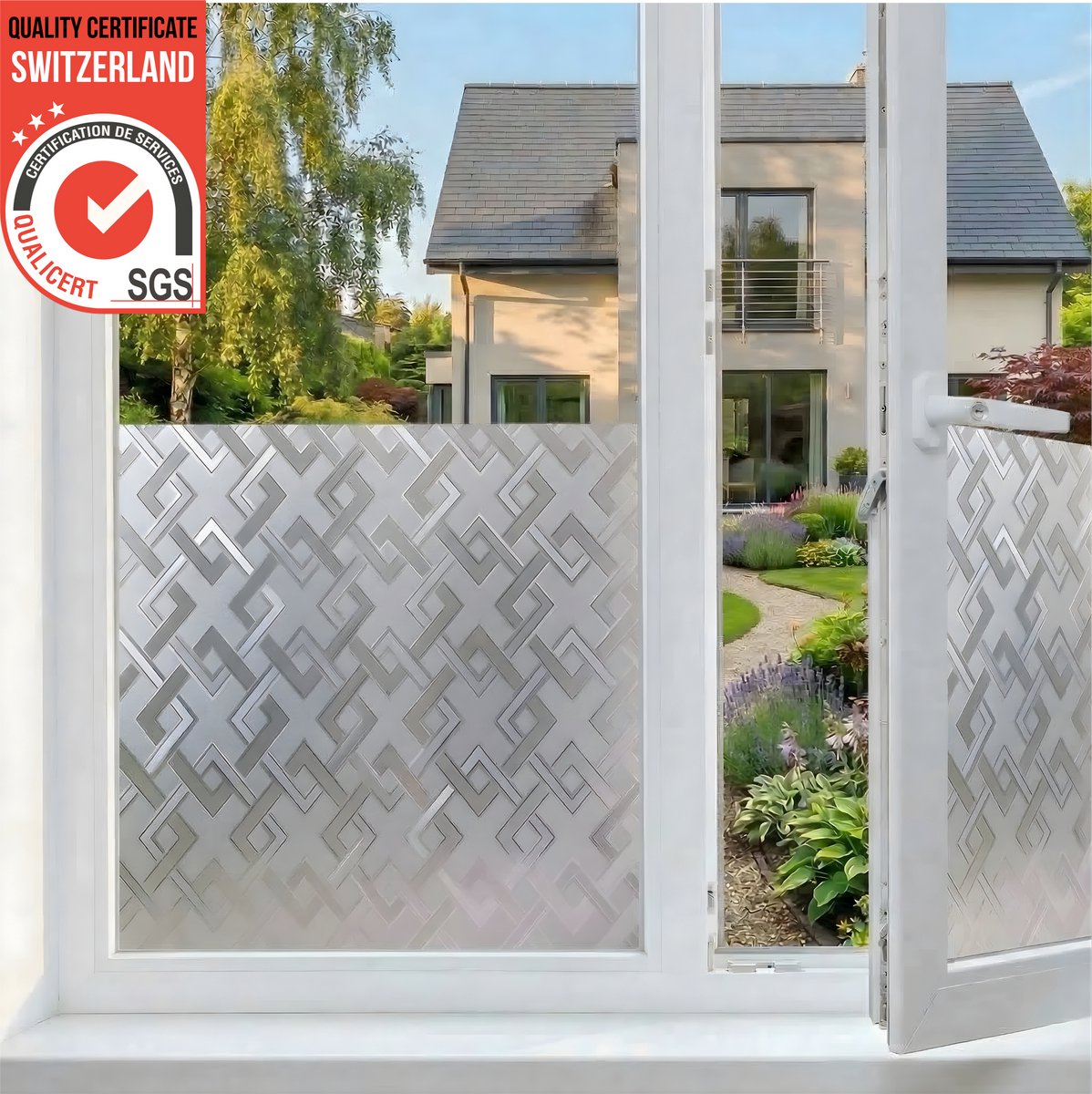 Homewell Raamfolie HR++ 70x300cm - Zonwerend & Isolerend - Statisch - Vlecht
