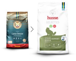 Husse Opus Lynx Senior - Graanvrij Kattenvoer, Graanvrije Kattenbrokken, Kattenvoeding Droogvoer - 7 kg
