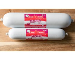 Gestoomde Maaltijdworst Rund 400 gram - Glutenvrij - Best Buddy Pets