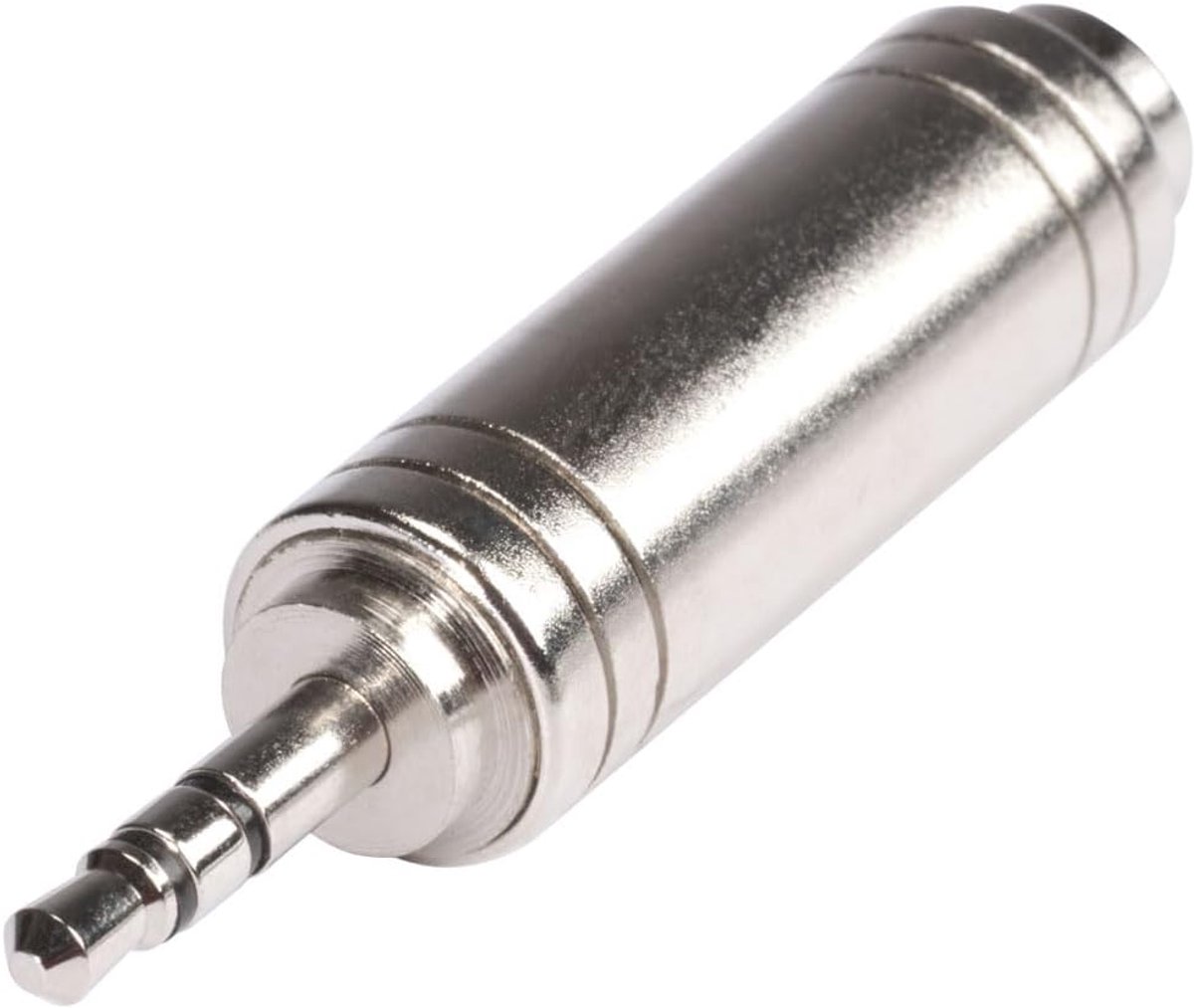 Audio Adapter - Mini Jack Converter - Koptelefoon Aansluiten - Stereo Geluid - Chroom