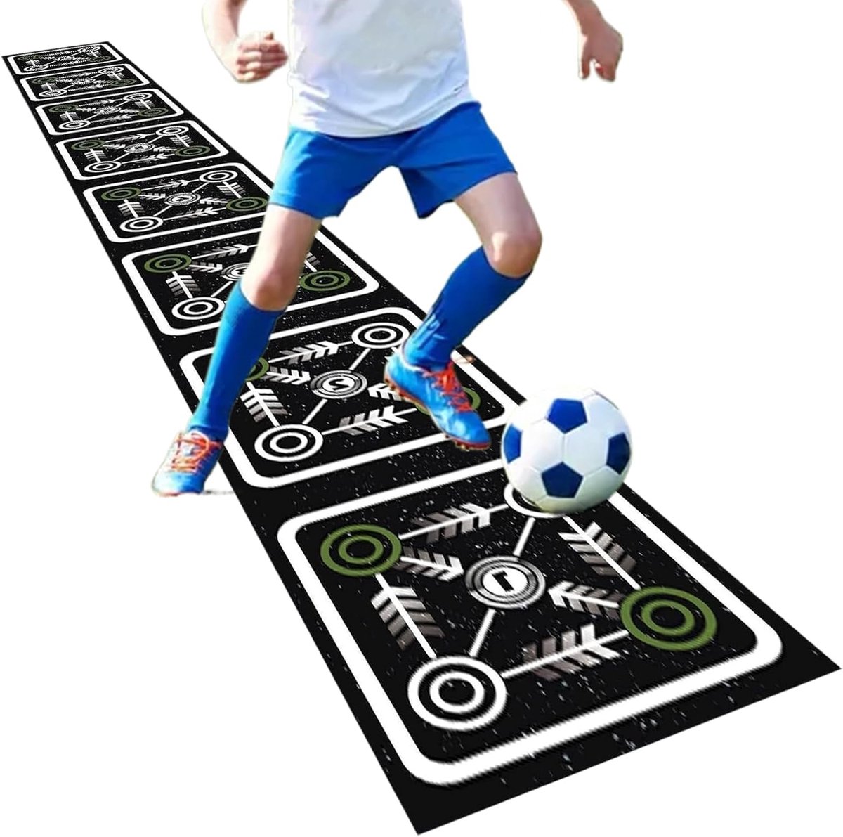Voetbal Trainingsladder - Snelheidsladder Behendigheid - Voetbaltraining Verbeteren - Antislip Stabiliteit - 40 x 360 cm - Niet gespecificeerd