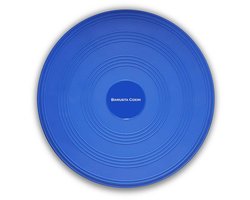 Trendy Sport - Bamusta Coxim Glad, Zitkussen - Balanskussen - Ø 36cm, Blauw - 150 kg belastbaar - PVC vrij - Blauw