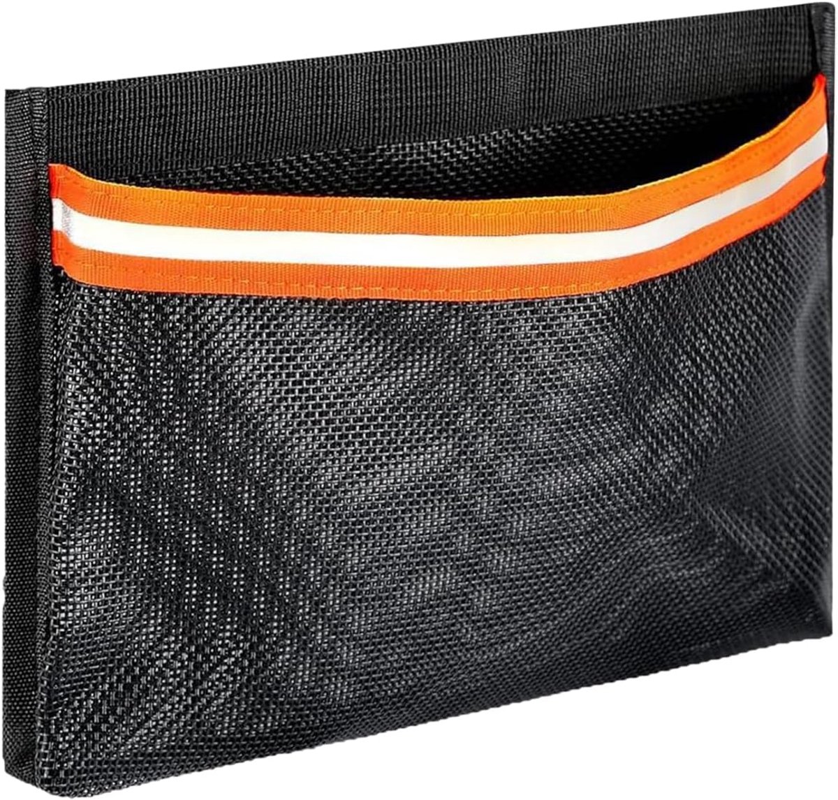 Opbergtas Gaas - Droge Zak - Watersport Kamperen - Reflecterende Strips - 25 x 18 cm - Zwart