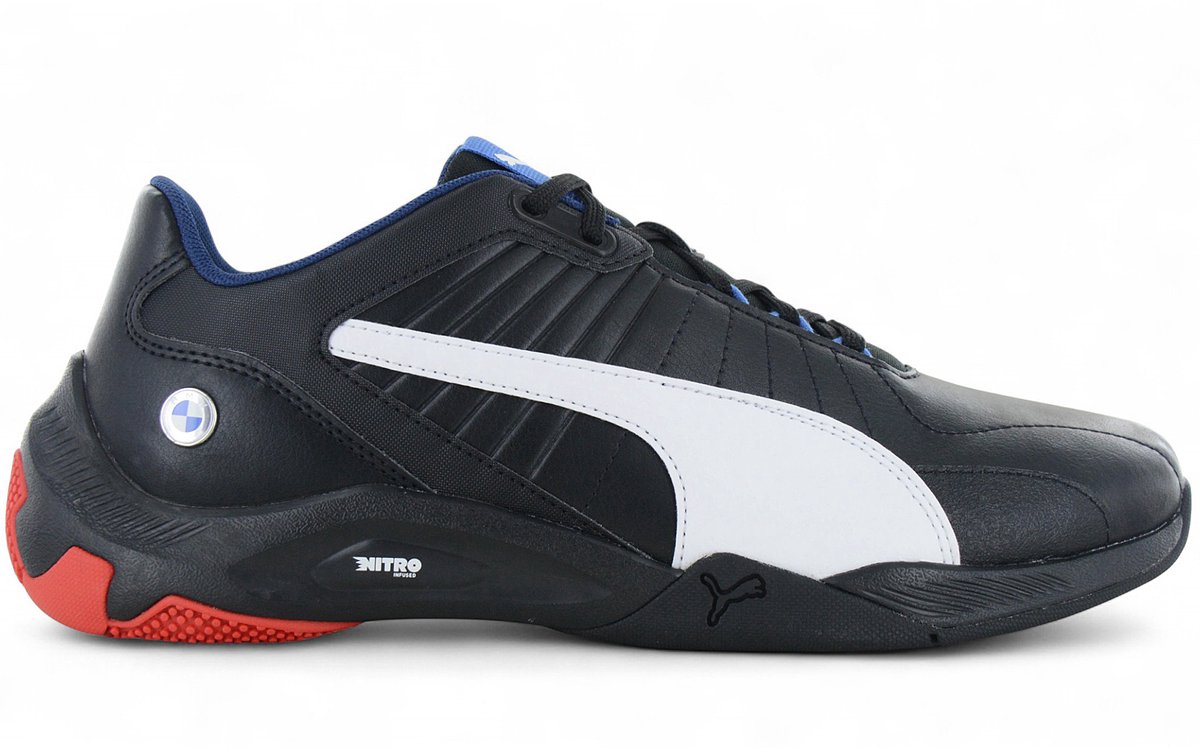 Puma BMW M Motorsport Kart Cat Nitro Heren Sneakers Schoenen 307487-05 Zwart