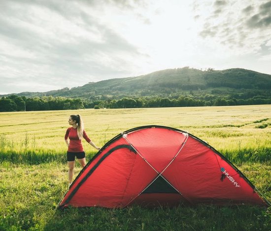 Husky Tent Felen Polyester 330 X 165 Cm - Rood - 3 Persoons van Husky — afbeelding 2