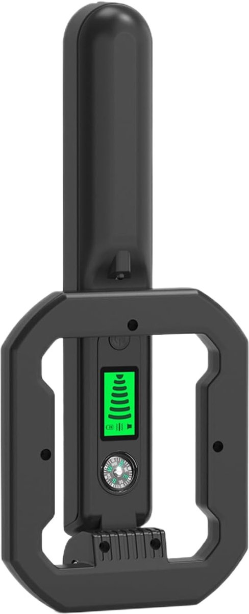 Draagbare Metaaldetector - Schatzoeker Detector - Schatten Zoeken - 360 Graden Detectie - 37 cm - Zwart