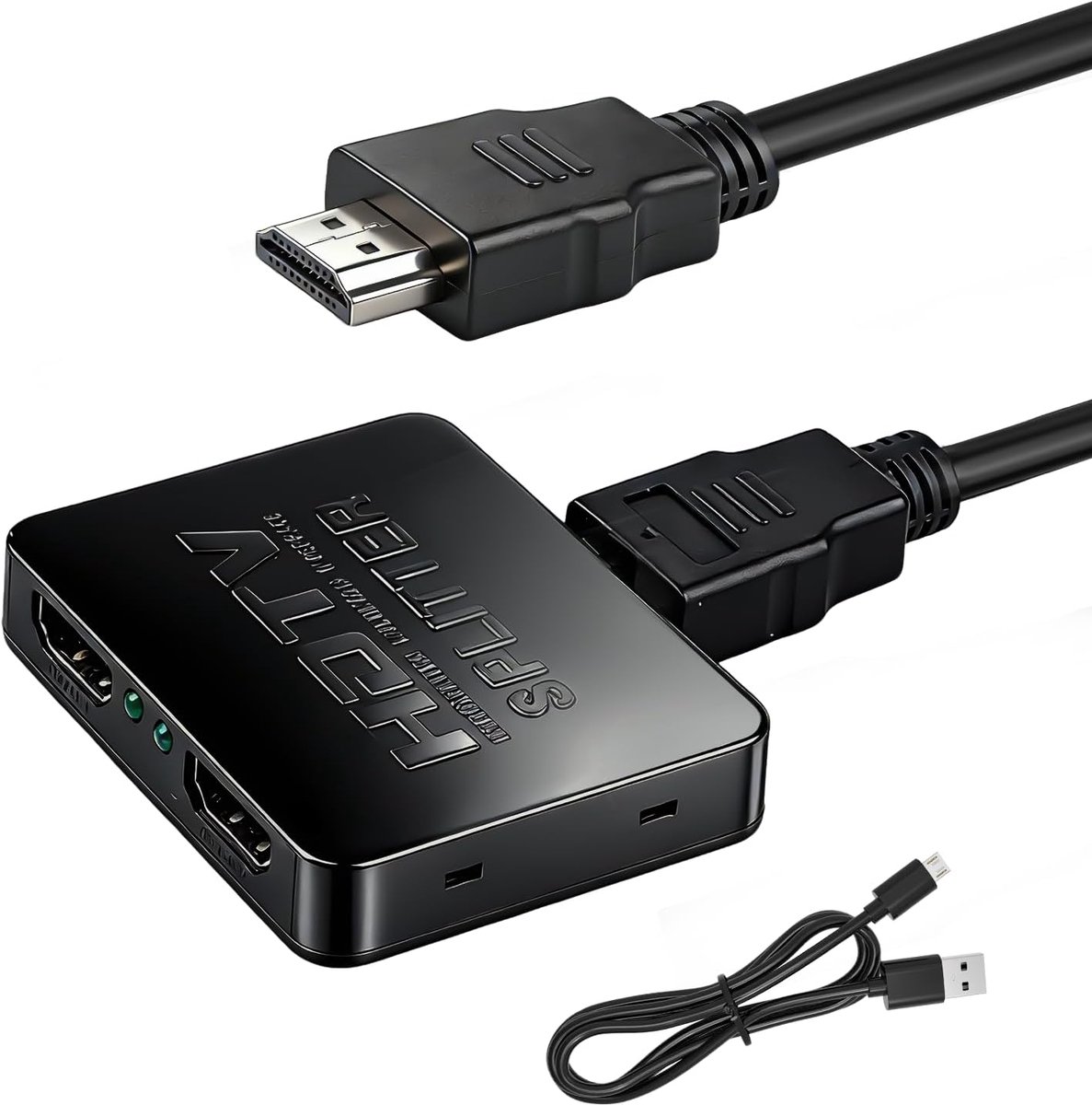 HDMI Splitter - Signaal Verdeler - Beeld Delen - 4K Resolutie Ondersteuning - Compact Ontwerp