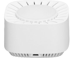 CO2 Detector - Luchtkwaliteit Monitor - Binnenklimaat Bewaken - Realtime WiFi Connectiviteit - 400-5000 PPM Bereik - Wit