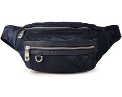 GUESS gordeltas Berlin Bumbag Blue Night donkerblauw