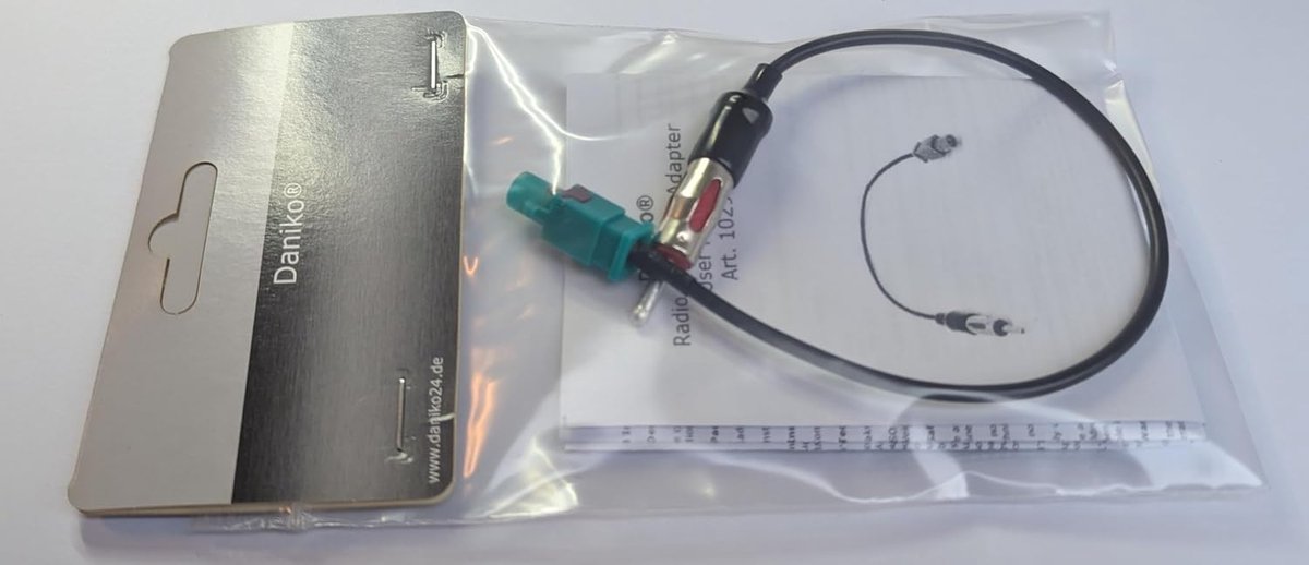 Radio Antenne Adapter - Fakra DIN ISO - Auto Audio - Eenvoudige Installatie - Compact Formaat